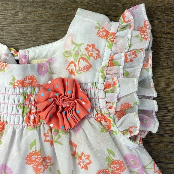 Matilda Jane Girls Hello Lovely Pinwheel Swing Dress Size 18/24 Months - Picture 2 of 7